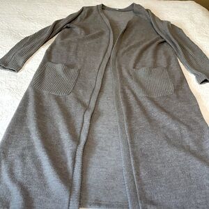 Long Cozy Green Shrug